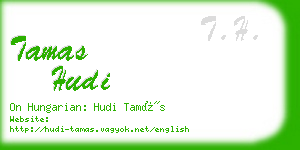 tamas hudi business card